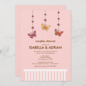 Einladung der mobilen Kinderdusche auf der Crib (Vorne/Hinten)