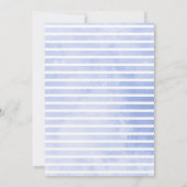 Einladung der modernen floralen Stripteastin (Rückseite)