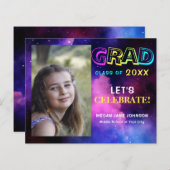 Einladung der Modernen Foto-Graduierungspartei (Vorne/Hinten)