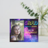 Einladung der Modernen Foto-Graduierungspartei (Stehend Vorderseite)