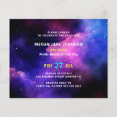 Einladung der Modernen Foto-Graduierungspartei (Rückseite)