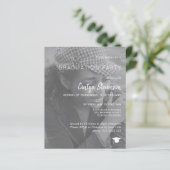 Einladung der Modernen Foto-Graduierungspartei (Stehend Vorderseite)