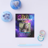 Einladung der Modernen Foto-Graduierungspartei Flyer (Einzeln)