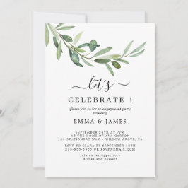 Einladung der modernen Olivenbranche "Let's Celebr