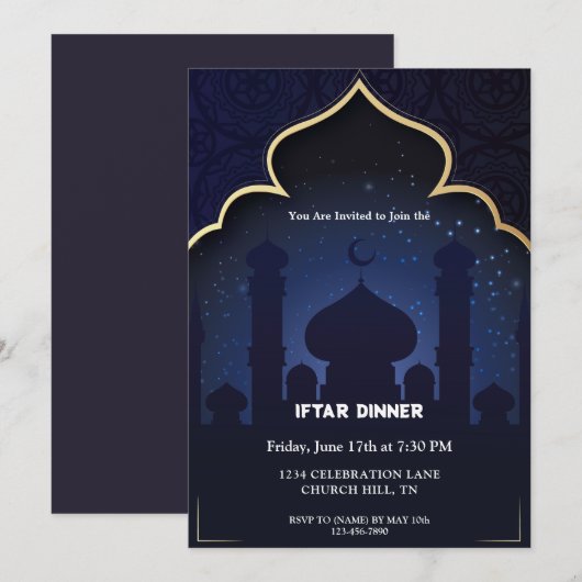 Einladung der Muslime (Vorne/Hinten)