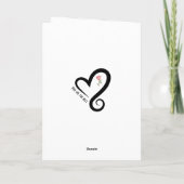 Einladung der Mutter - Dame mit dunkler Haut (Rückseite)