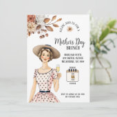 Einladung der Mutter - Lady mit braunem Hut (Stehend Vorderseite)