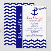 Einladung der Nautischen Marine zum Hochzeitessen  (Vorne/Hinten)