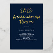 Einladung der Navy Graduation Party (Vorderseite)