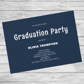 Einladung der Navy Graduation Party