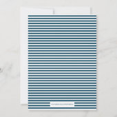 Einladung der Navy und der Gelben Babydusche (Rückseite)