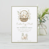 Einladung der neutralen Ostereier (Stehend Vorderseite)