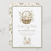 Einladung der neutralen Ostereier (Vorne/Hinten)