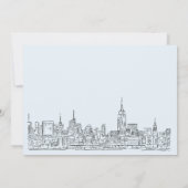 Einladung der New Yorker Begegnungspartei (Rückseite)