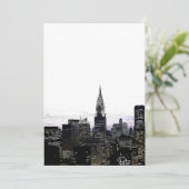 Einladung der New Yorker Silhouette (Stehend Vorderseite)