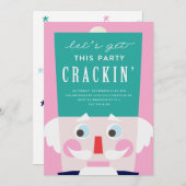 Einladung der Nutcracker Soldier Feiertage (Vorne/Hinten)