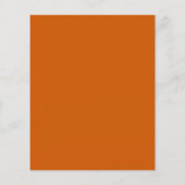 Einladung der Orange Girl Baptism Arch (Rückseite)