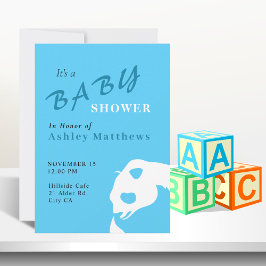 Einladung der Panda Bear Baby Boy Shower