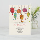 Einladung der Papiersäulen (Stehend Vorderseite)