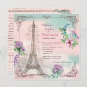 Einladung der Pariser Erinnerungen (Vorne/Hinten)