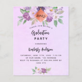 Einladung der Partei zur Staffelung der Blume von Flyer (Vorne)