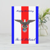 Einladung der Patriotischen Geburtstagspartei (Stehend Vorderseite)