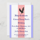 Einladung der Patriotischen Geburtstagspartei (Rückseite)