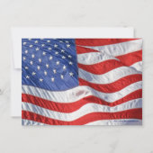 Einladung der Patriotischen Geburtstagspartei Flag (Rückseite)