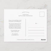 Einladung der Penned Party Graduation Party Postkarte (Rückseite)