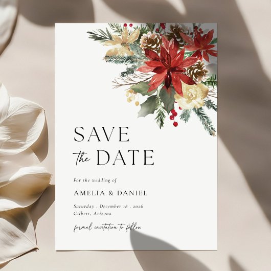 Einladung der Pine Floral Save the Date