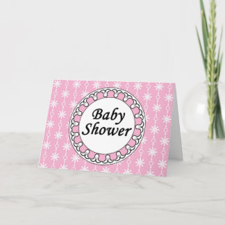 Einladung der Pink Baby Dusche, Mädchen