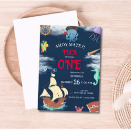 Einladung der Pirate Birthday Party