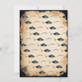 Einladung der Pirate Birthday Party (Rückseite)