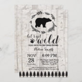 Einladung der Polar Bear Baby Dusche (Vorne/Hinten)