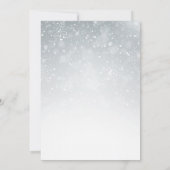 Einladung der Polar Bear Baby Dusche (Rückseite)