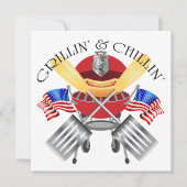 Einladung der Polizei von Grillin und Chillin (Vorderseite)