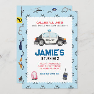 Einladung der Polizei zum Geburtstag