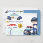 Einladung der Polizei zum Geburtstag Foto (Vorderseite)