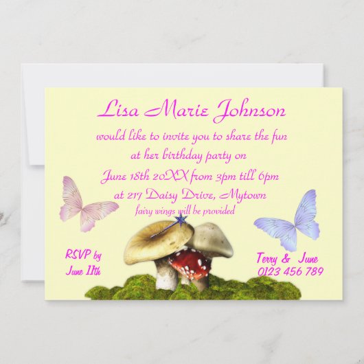 Einladung der Prinzessin (Rückseite)