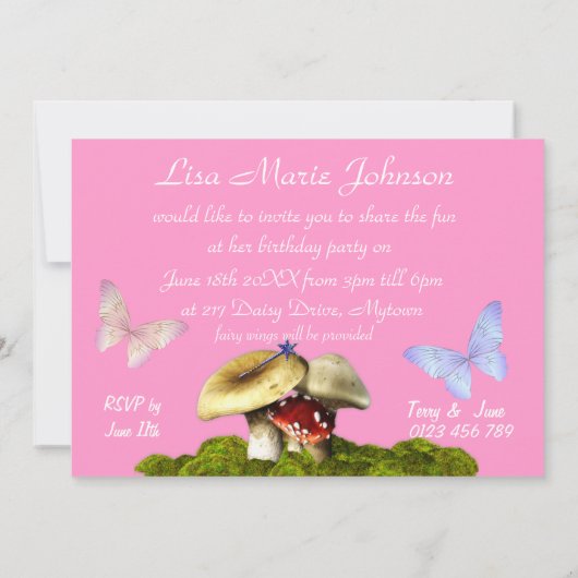 Einladung der Prinzessin (Rückseite)