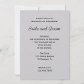 Einladung der Red Barn Country Engagement Party (Rückseite)