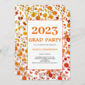 Einladung der Retro-2023-Graduationspartei (Vorne/Hinten)