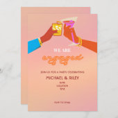 Einladung der Retro-Gruppe (Vorne/Hinten)