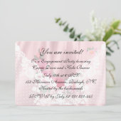 Einladung der rosa Begegnungspartei (Stehend Vorderseite)