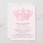 Einladung der rosa Krone (Vorderseite)