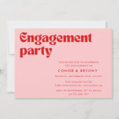 Einladung der rosa roten Begegnungspartei (Vorderseite)