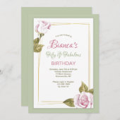 Einladung der Rose (Vorne/Hinten)