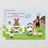 Einladung der Rotbarsche Geburtstagspartei (Vorne/Hinten)