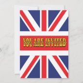 Einladung der Royal Baby Dusche (Rückseite)