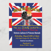 Einladung der Royal Baby Dusche (Vorne/Hinten)